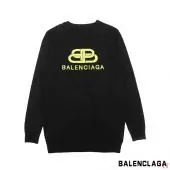 balenciaga pull logo knit sweater hommes femmes un688964